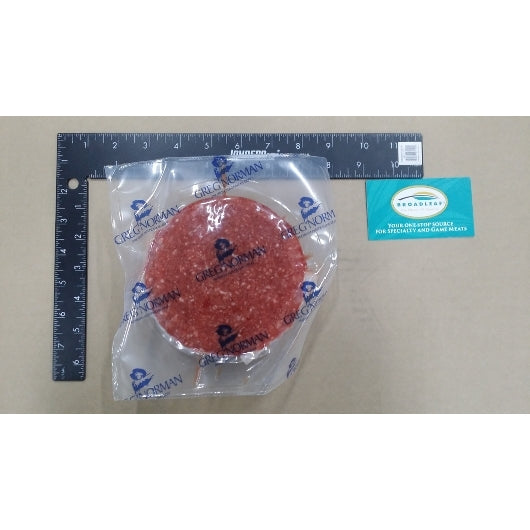 Wagyu Ground Beef Patties Two Round 8 Ounce Size - 20 Per Case.
