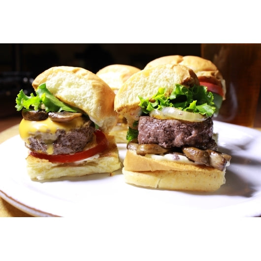 Beef Wagyu Patties Round 2 Ounce Size - 80 Per Case.