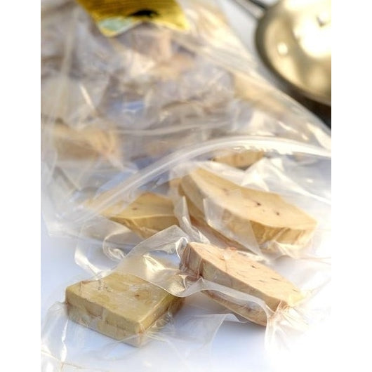 Hudson Valley Foie Gras Sliced Raw Vacuum Pack 2 Pound Each - 3 Per Case.