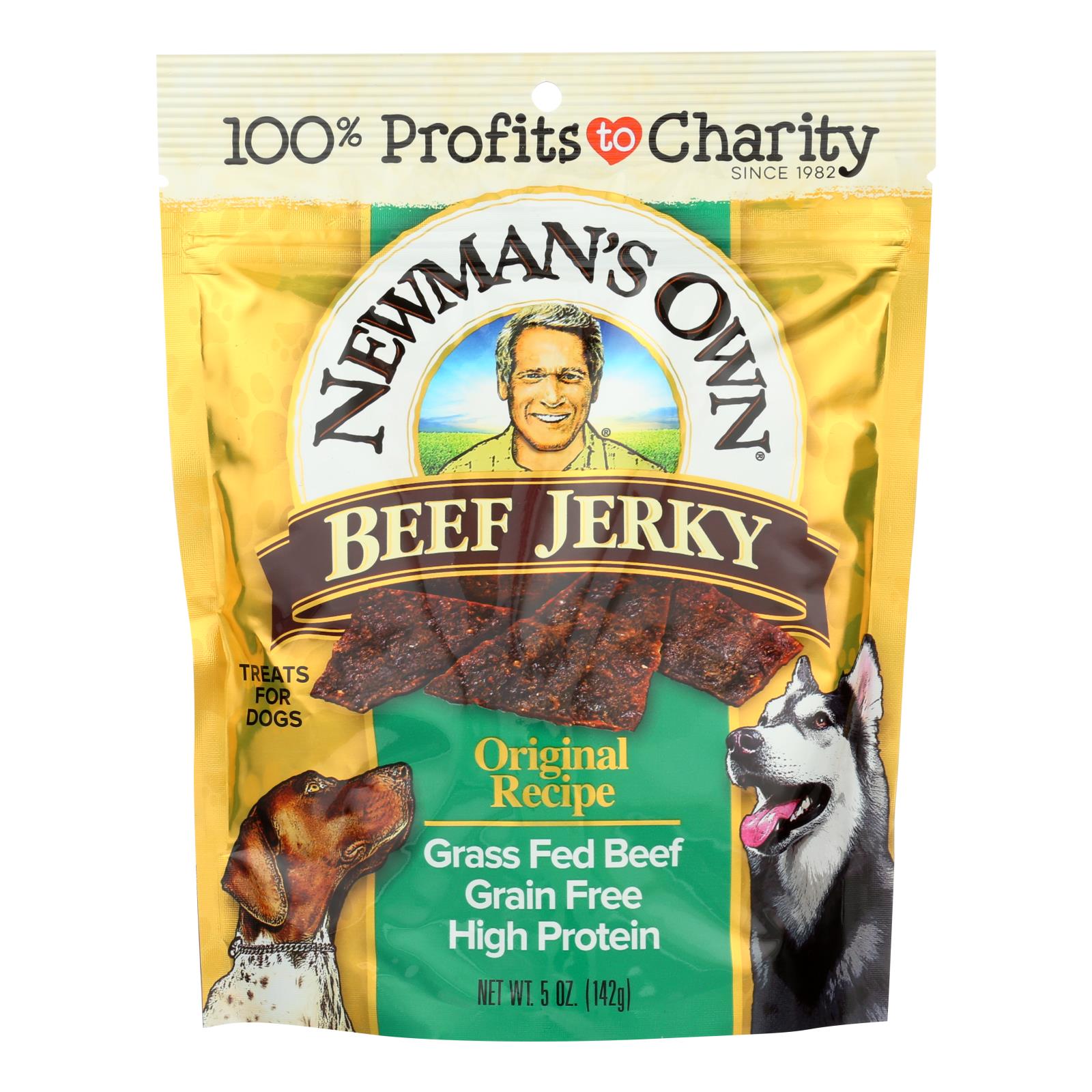 Newman's Own Organic Beef Jerky Original Recipe  - Case of 6 - 5 Ounce
