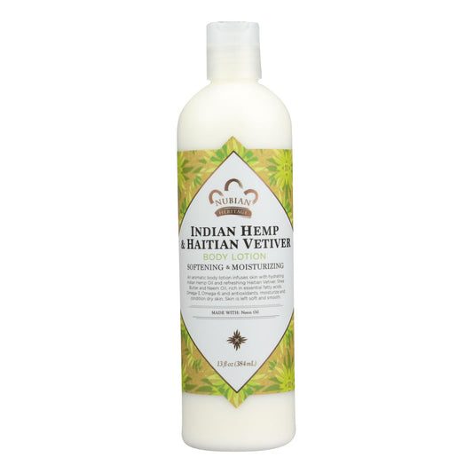 Nubian Heritage LotionIndian HempandHatian - 13 Ounce