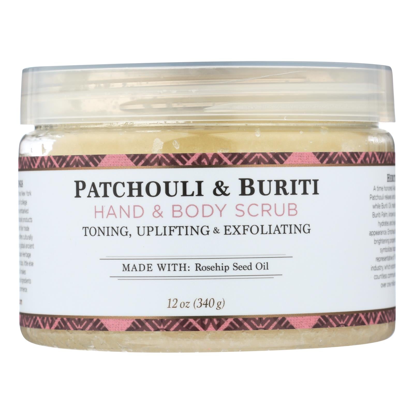 Nubian Heritage - Hand&bdy Scrub Patch&buri - 1 Each - 12 Ounce