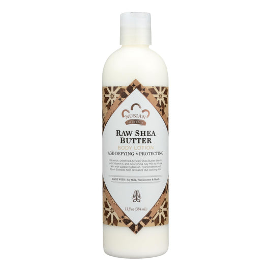 Nubian Heritage Lotion Raw Shea and Myrrh - 13 Ounce