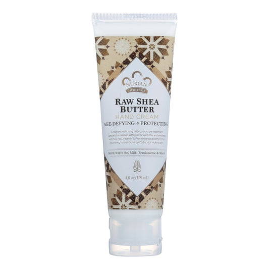 Nubian Heritage Hand Cream - Raw Shea with Frankincense - 4 Ounce