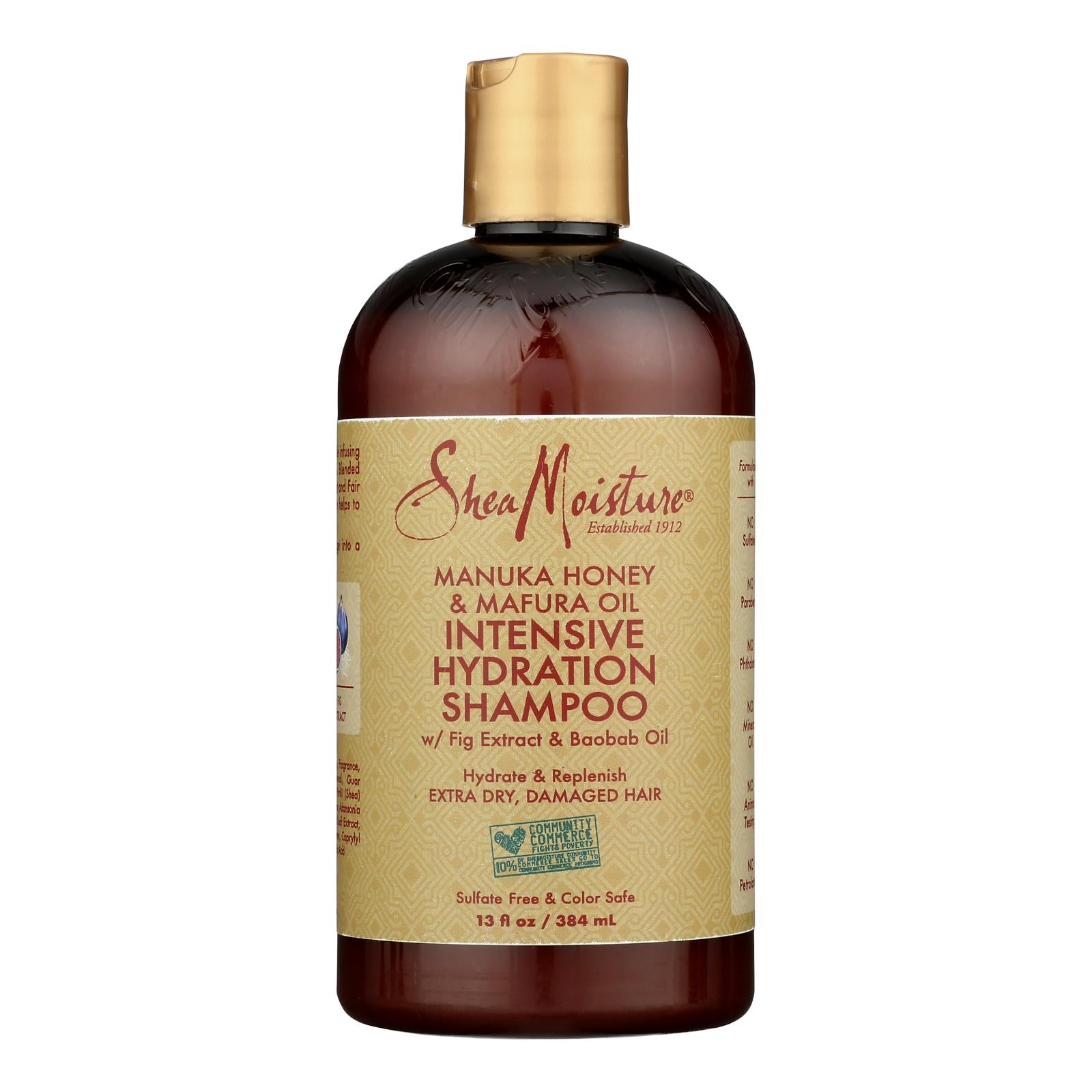 Shea Moisture - Shampoo Honey Marufa Oil - 1 Each-13 Ounce