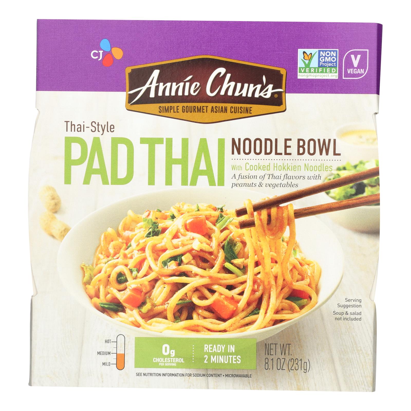Annie Chun's Noodle Bowls  - Case of 6 - 8.1 Ounce