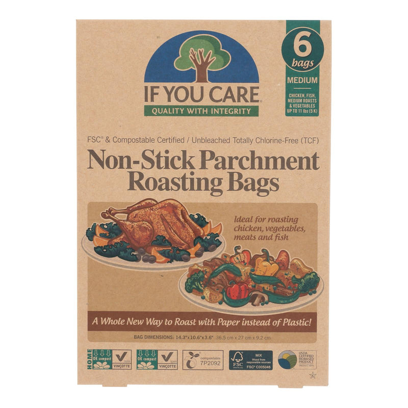 If You Care Parchment Bags - Non Stick - Medium - Case of 8 - 6 count