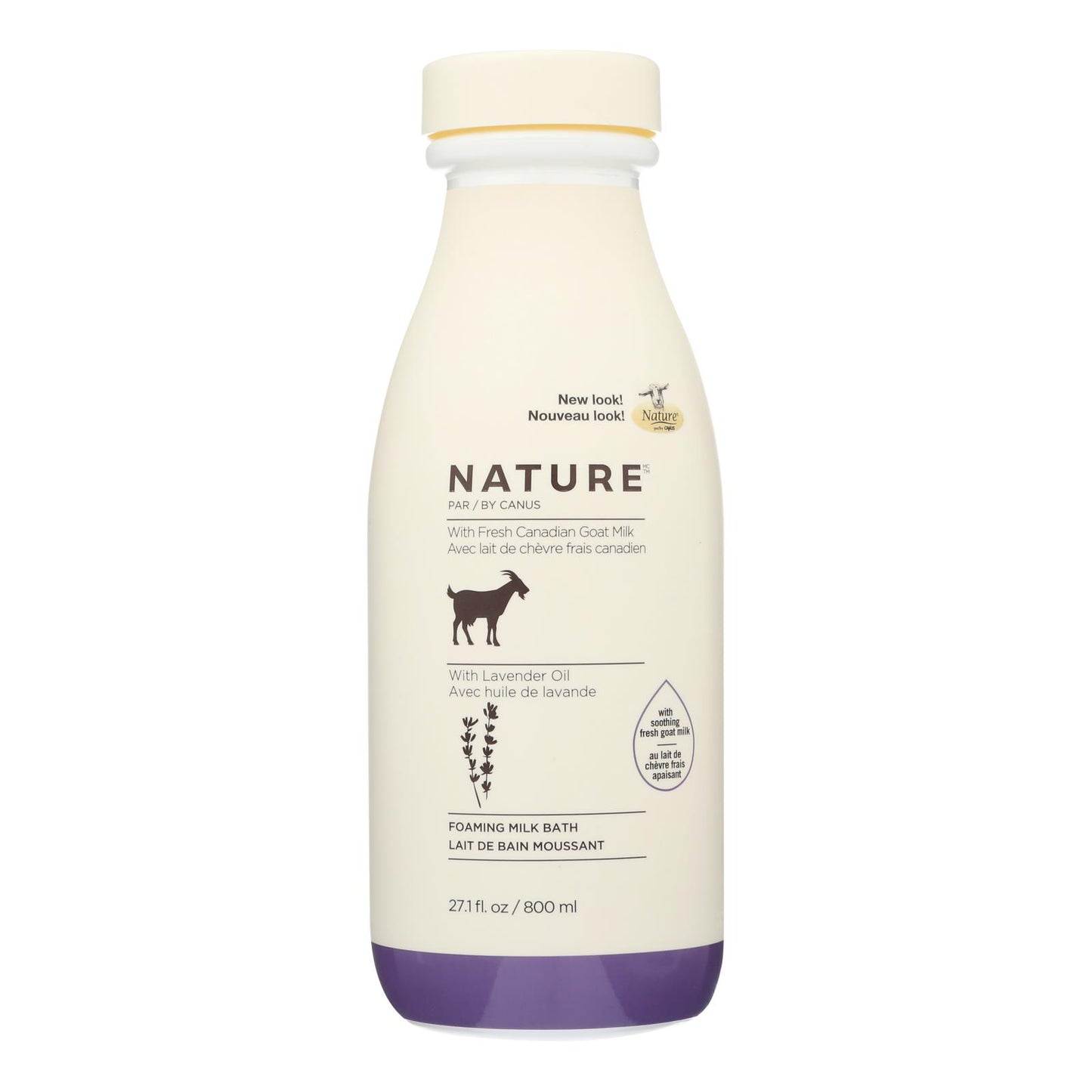 Nature By Canus - Goats Milk Bath Foam Lvndr - 27.1 Fluid Ounce