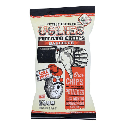 Uglies - Pot Chips BBQ Kettle - Case of 12 - 6 Ounce