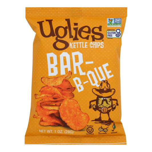 Uglies - Potato Chips BBQ- Case of 32 - 1 Ounce