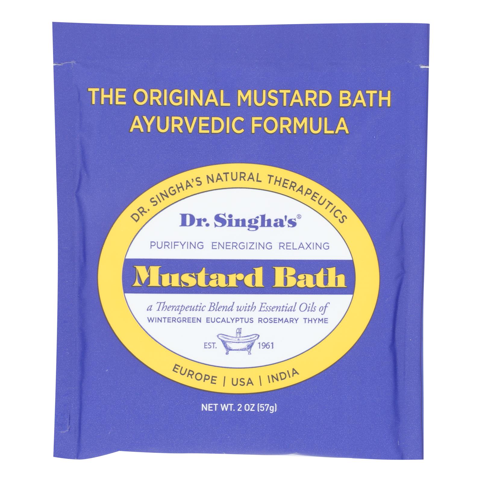 Dr. Singha's Mustard Bath  - Case of 14 - 2 Ounce