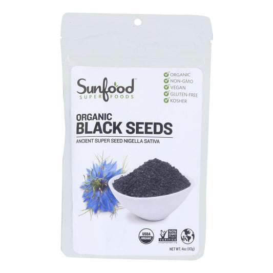 Sunfood - Black Seeds Organic - 1 Each-4 Ounce