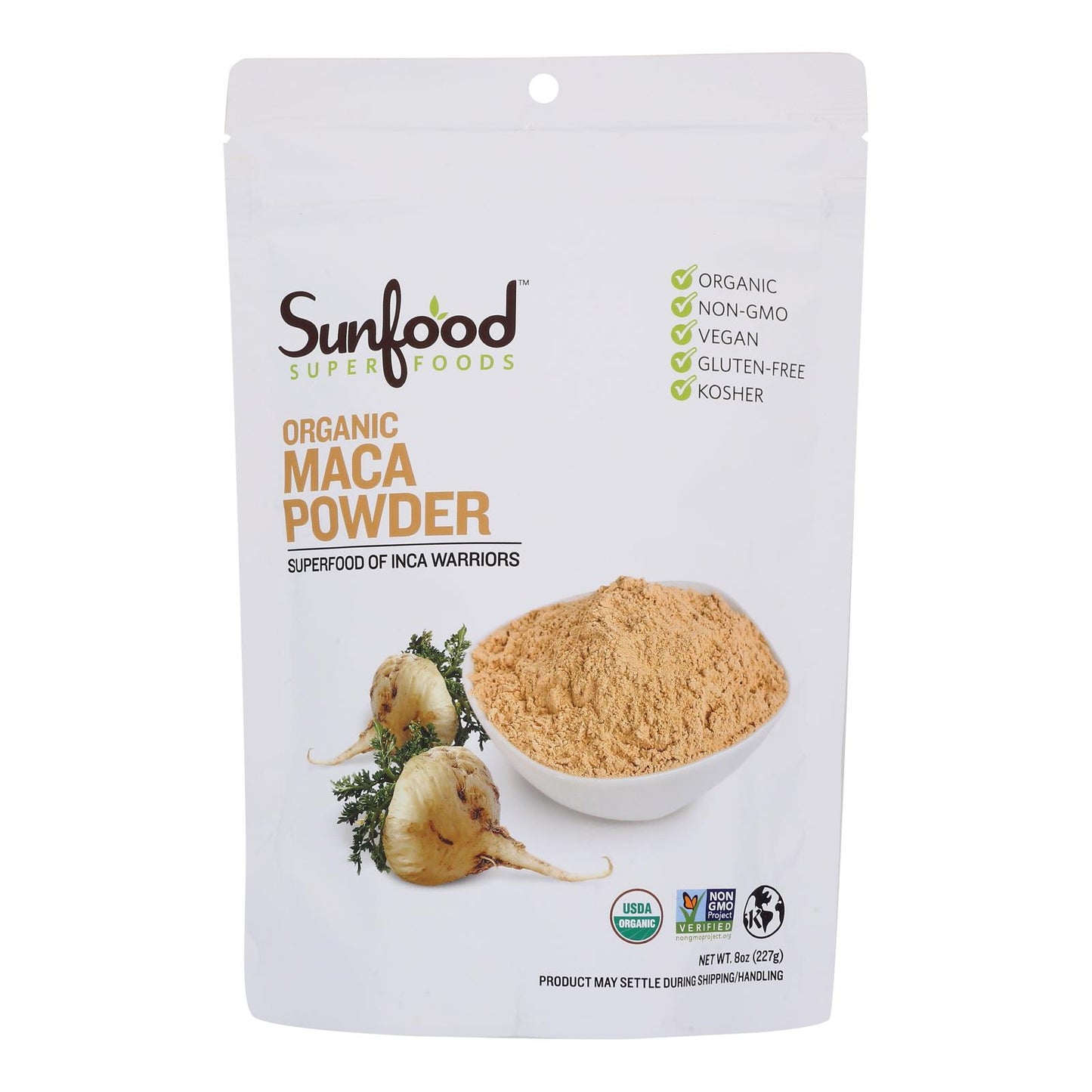 Sunfood - Maca Powder Organic - 1 Each -8 Ounce