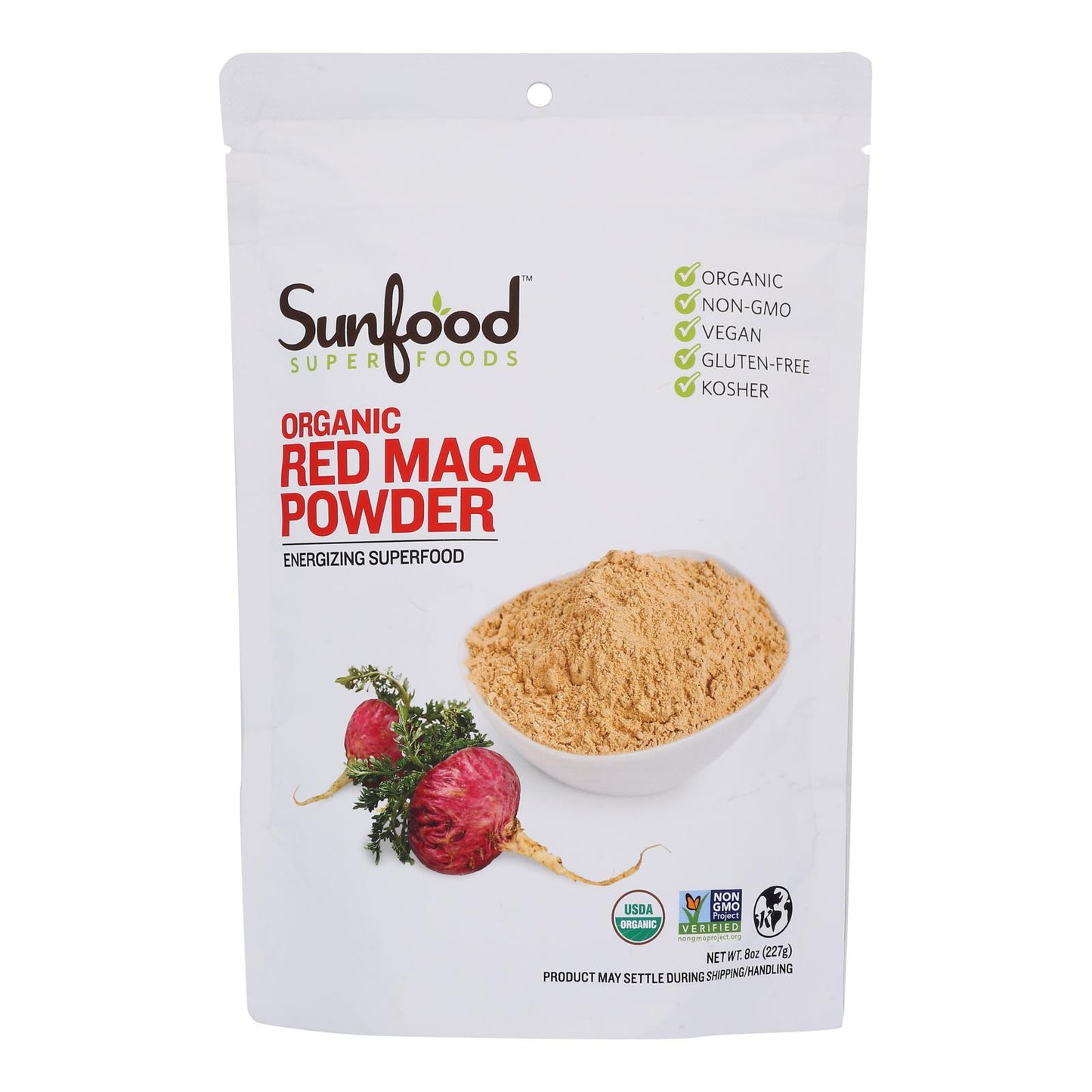 Sunfood - Maca Powder Organic Red - 1 Each-8 Ounce