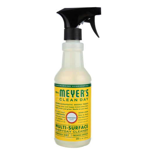 Mrs. Meyer's Clean Day - Multi-Surface Everyday Cleaner - Honeysuckle - 16 fl Ounce - Case of 6