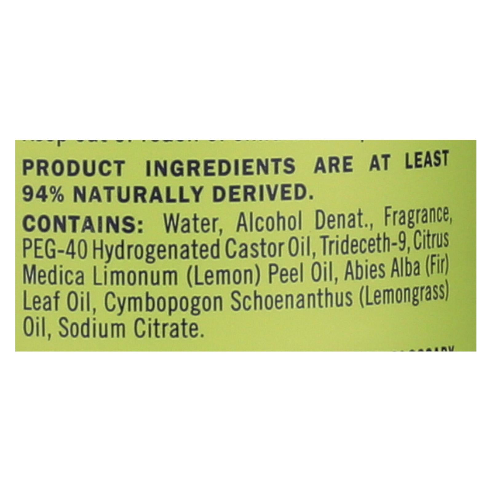 Mrs. Meyer's Clean Day - Room Freshener - Lemon Verbena - Case of 6 - 8 Ounce