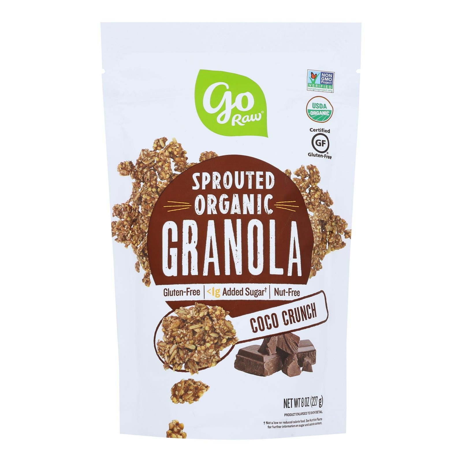 Go Raw - Gran Sprtd Coco Crunch - Case of 6-8 Ounce