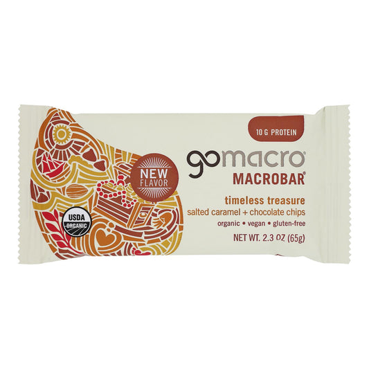 Gomacro - Bar Saltd Caramel Cchip - Case of 12-2.3 Ounce