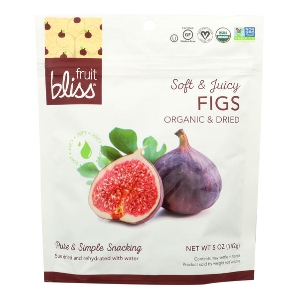 Fruit Bliss - Organic Turkish Figs - Figs - Case of 6 - 5 Ounce.