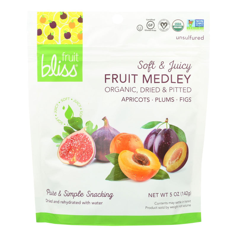 Fruit Bliss - Organic Fruit Medley - Fruit Medley - Case of 6 - 5 Ounce.