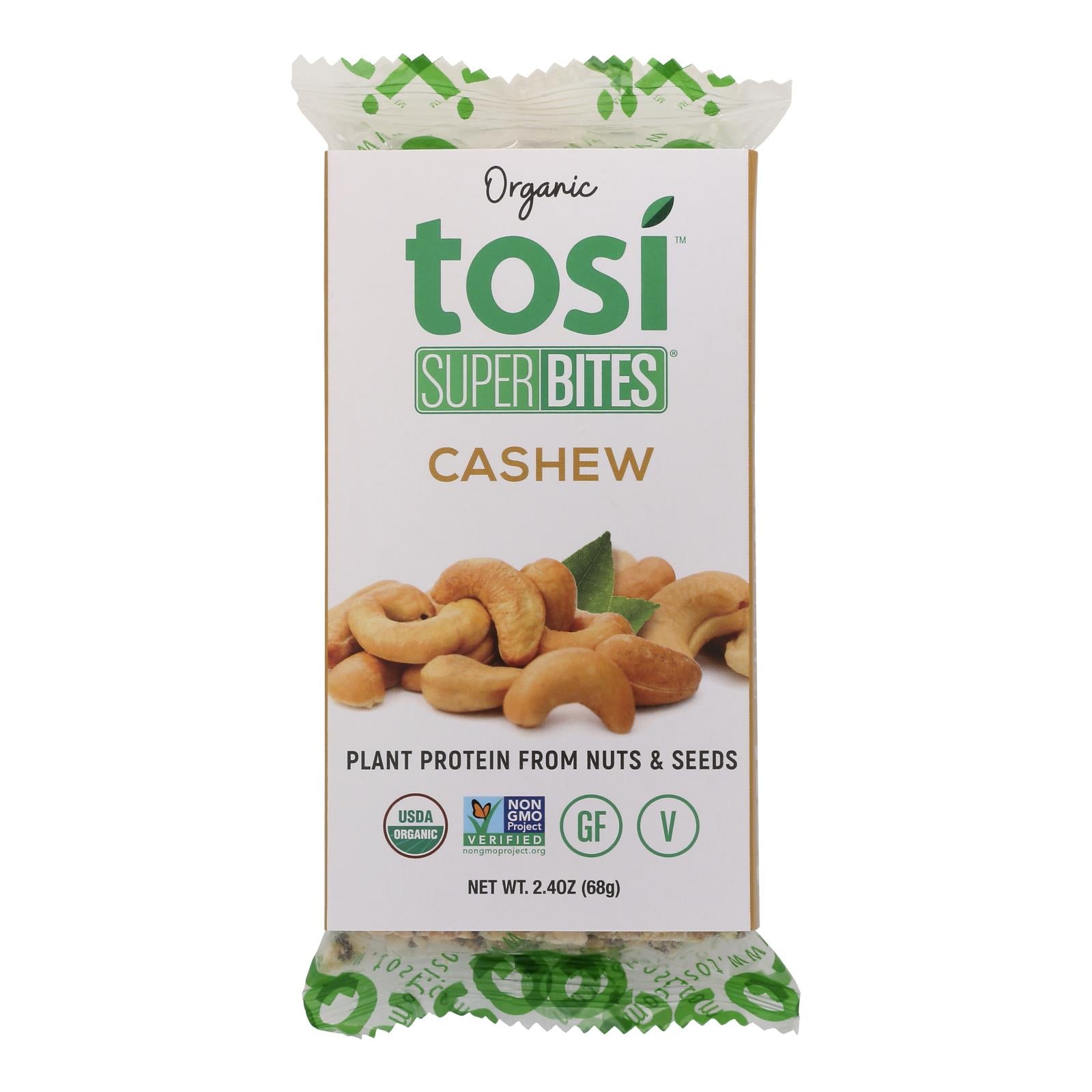 Tosi - Superbites Cashew - Case of 12-2.4 Ounce