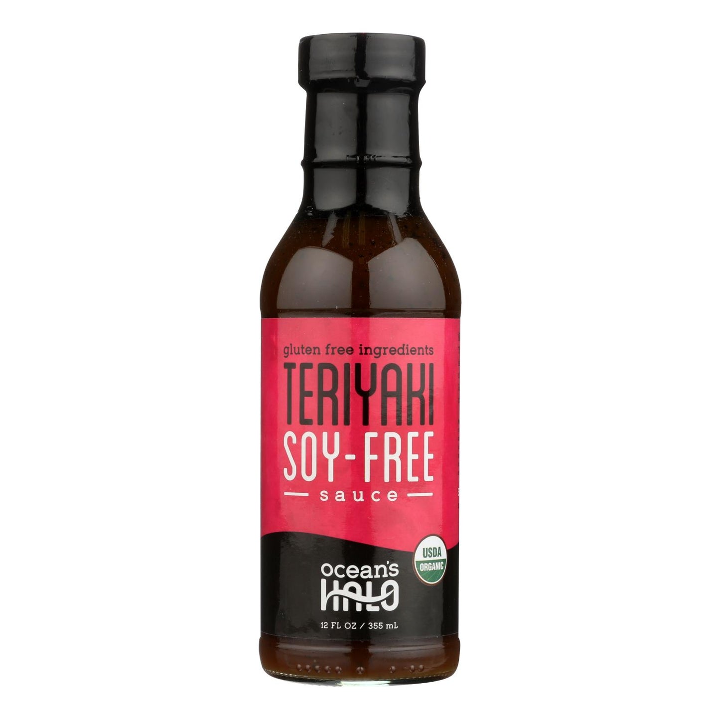 Ocean's Halo Teriyaki Soy-Free Sauce - Case of 6 - 12 Fluid Ounce