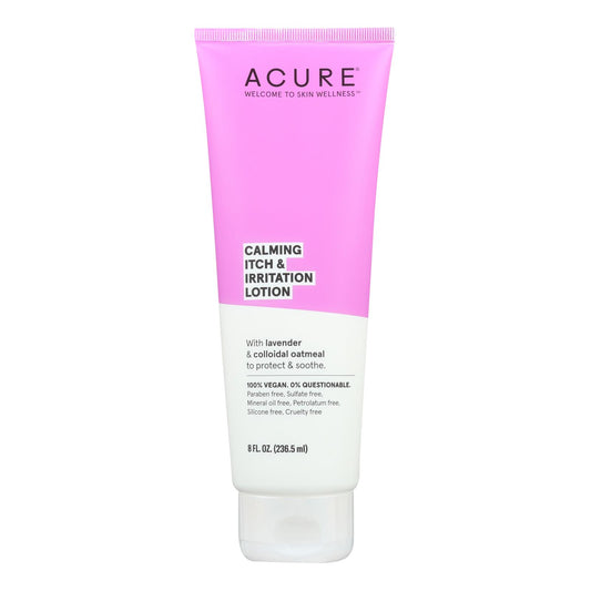 Acure - Lotion - Calming Itch and Irritation Lotion - Lavendar and Oatmeal - 8 fl Ounce.