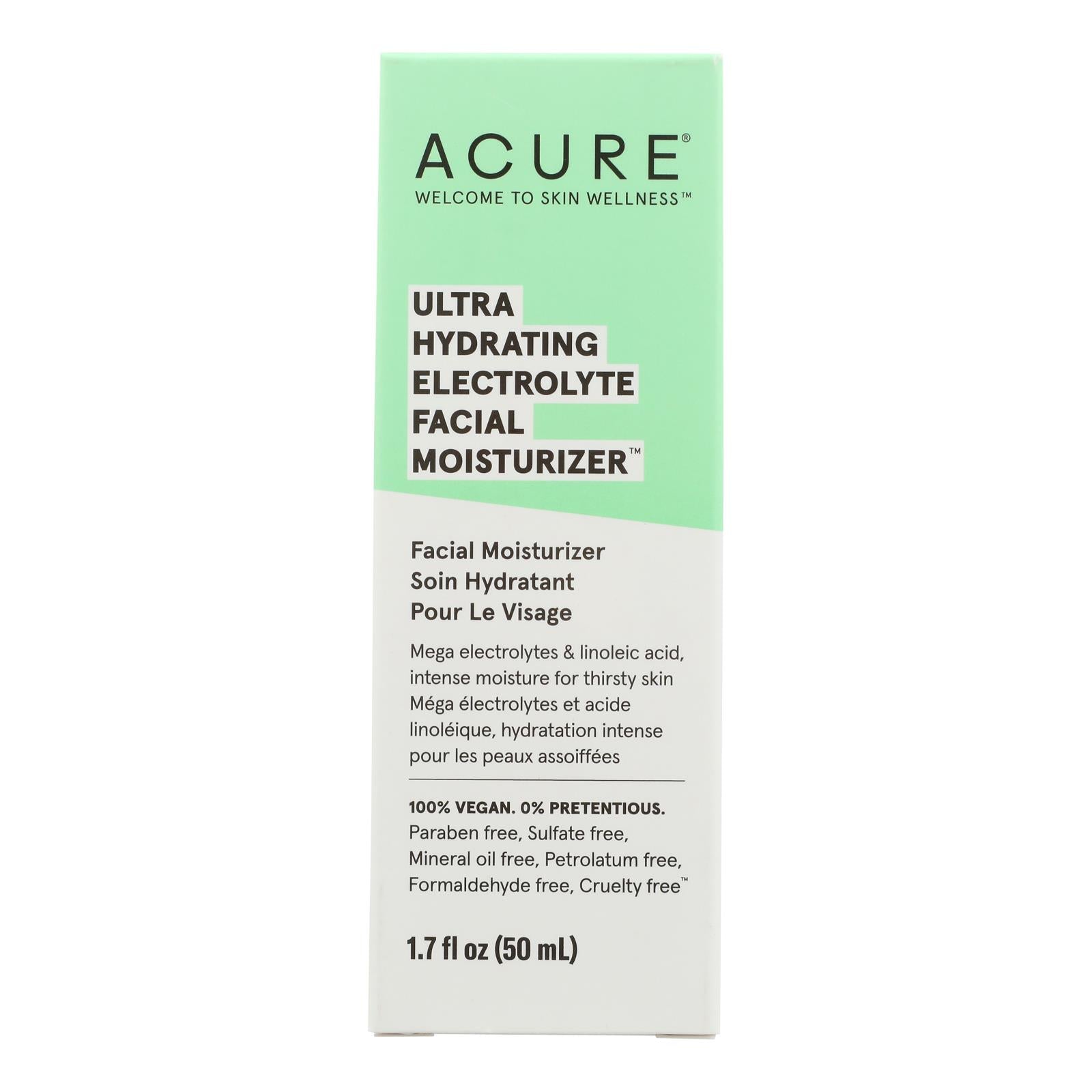 Acure - Moisturizer Ultra Hydratn - 1 Each-1.7 Fluid Ounce