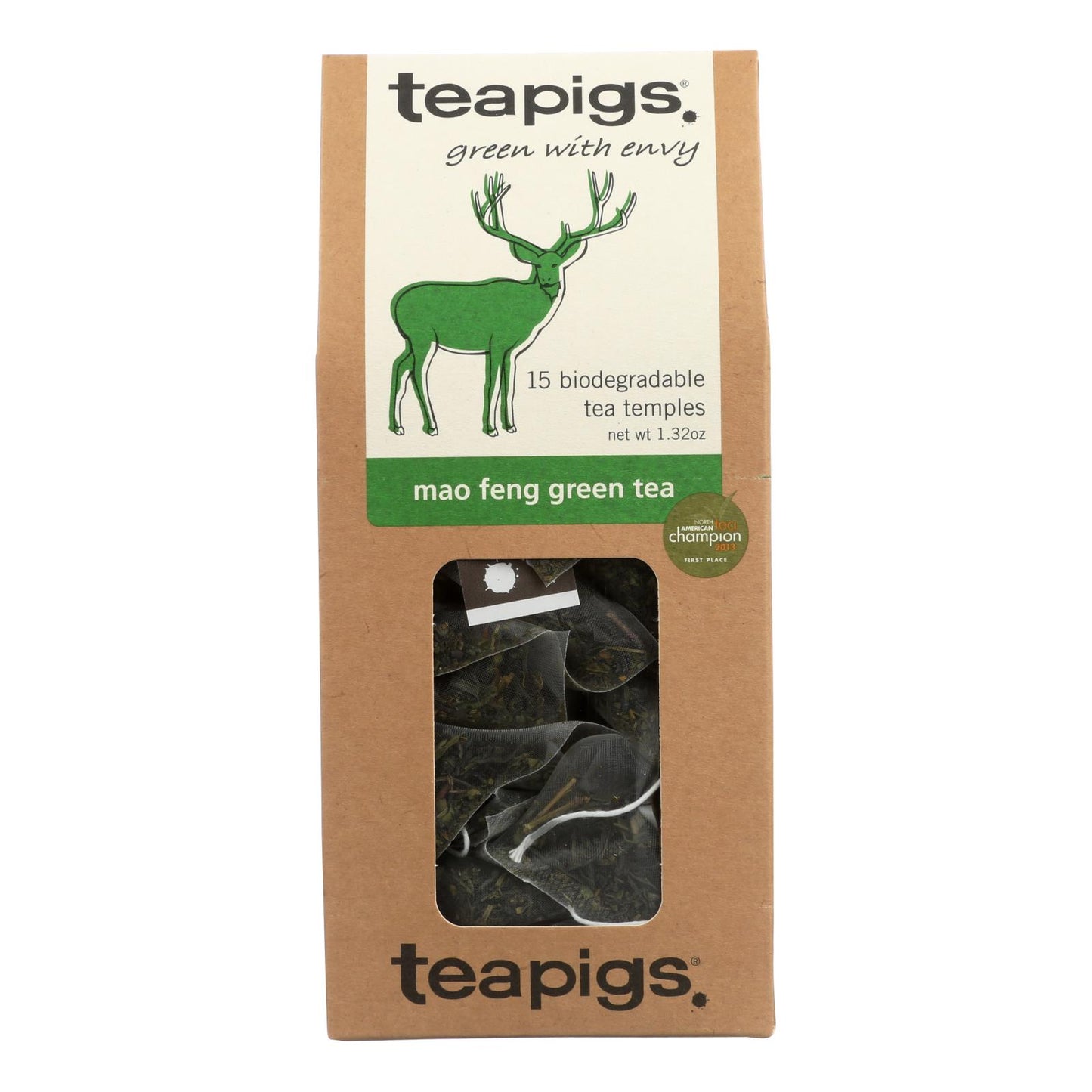 Teapigs Green Tea - Mao Feng - Case of 6 - 15 count