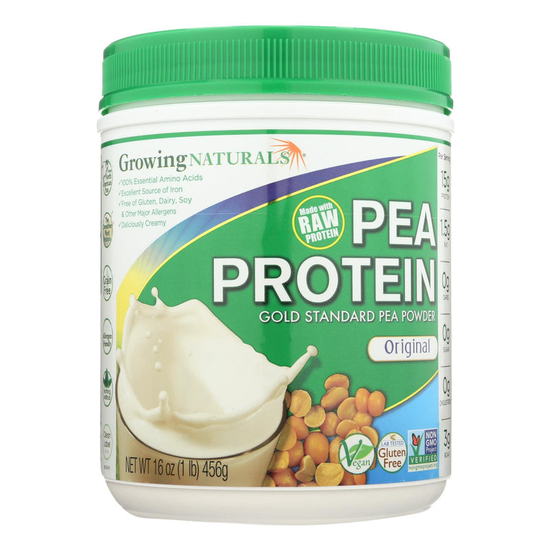 Growing Naturals Yellow Pea Protein - Original - 16 Ounce