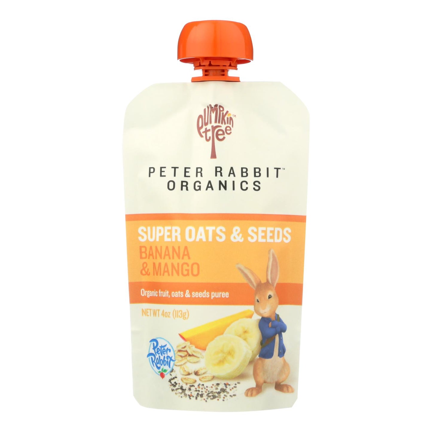 Peter Rabbit Organics - Oats&seeds Bana&mango - Case of 10 - 4 Ounce