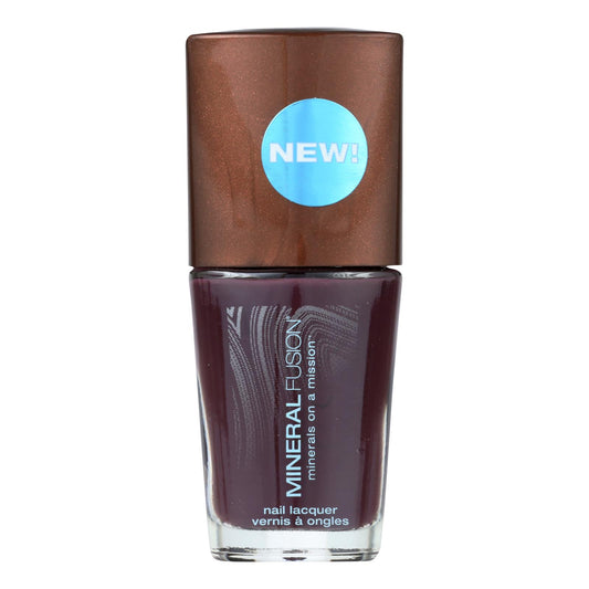 Mineral Fusion - Nail Polish - Pretty in Plum - 0.33 Ounce.