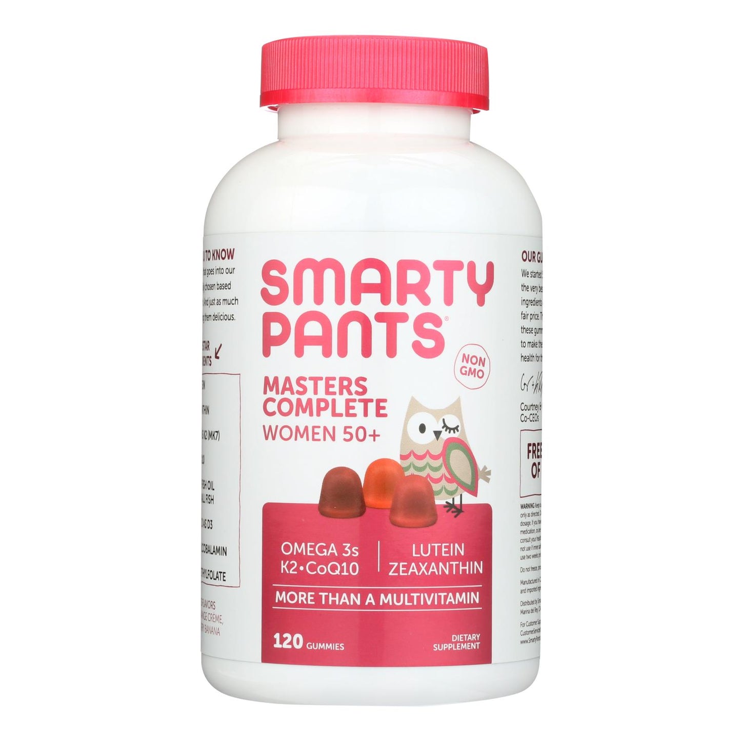 Smartypants Masters Complete Women 50+ Blueberry Orange Creme Strawberry Banana Gummies  - 1 Each - 120 Count