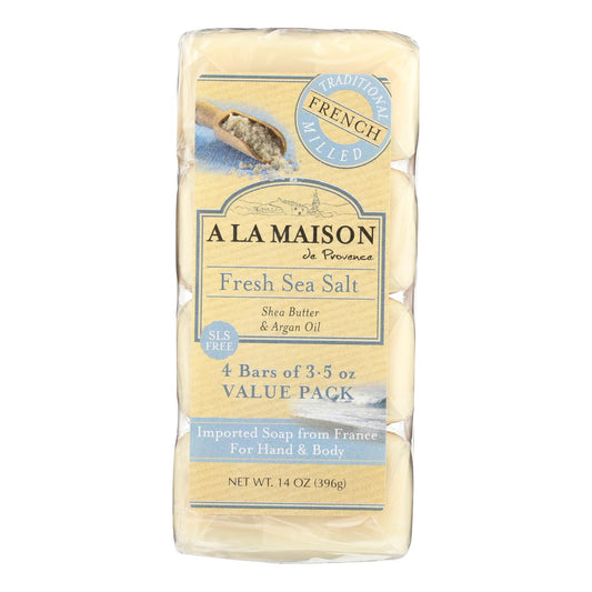 A La Maison - Bar Soap - Fresh Sea Salt - 4/3.5 Ounce