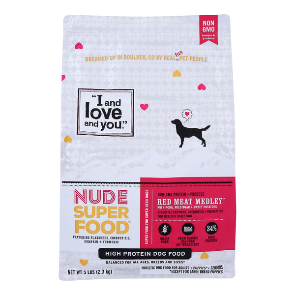 I and Love and You Red Meat Medley - Grain Free - Case of 3 - 5 lb.