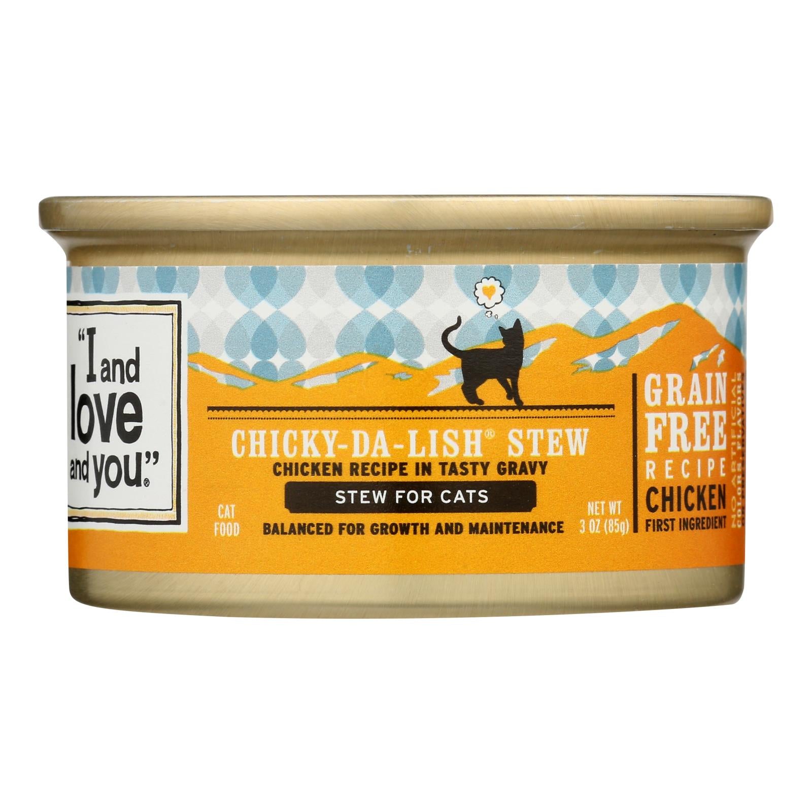 I And Love And You - Cat Fd Can Chicken Chnk W/gr - Case of 24 - 3 Ounce