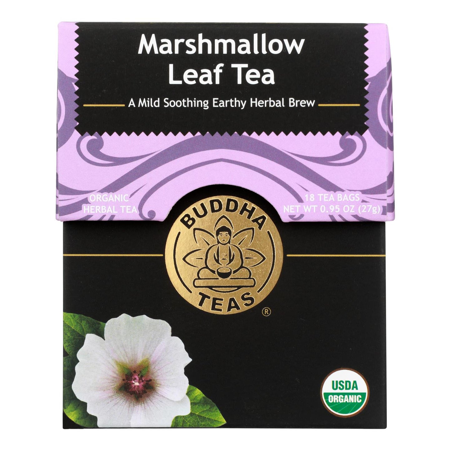 Buddha Teas - Tea Organic Marshmallow - Case of 6 - 18 BAG