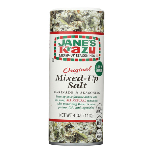 Jane's Original Mixed-Up Salt - Case of 12 - 4 Ounce