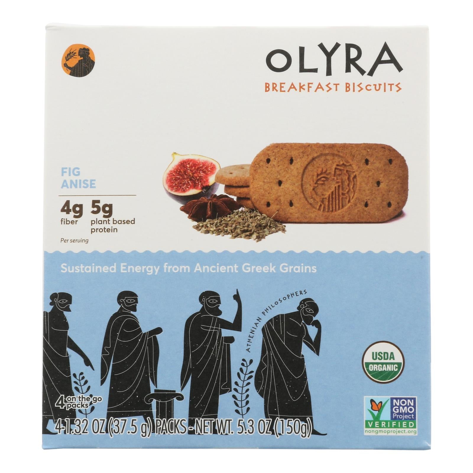 Olyra - Biscuit Fig Anise - Case of 6 - 5.3 Ounce