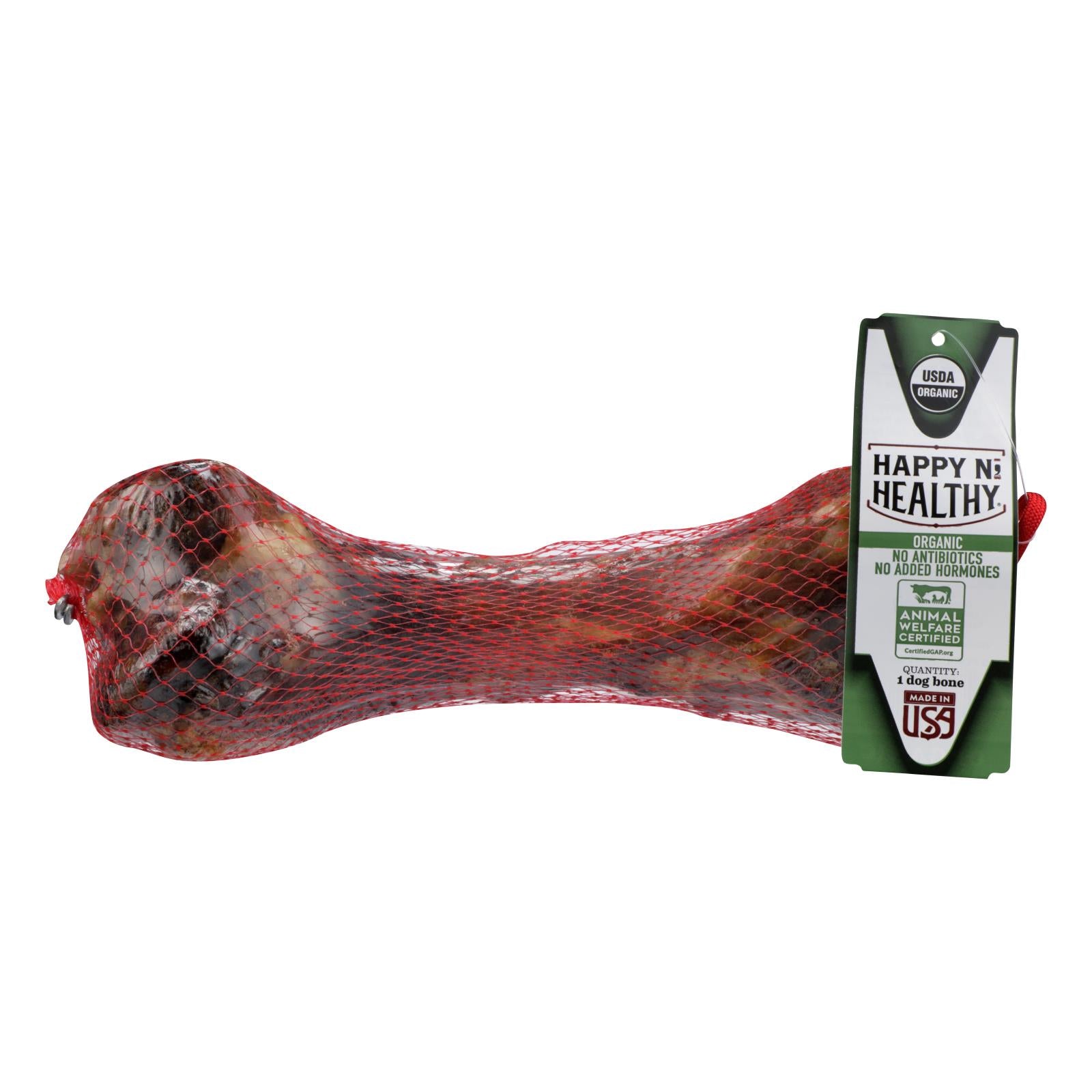 Happy N Healthy Pet - Dog Bone Pork - Case of 6 - 1 Count