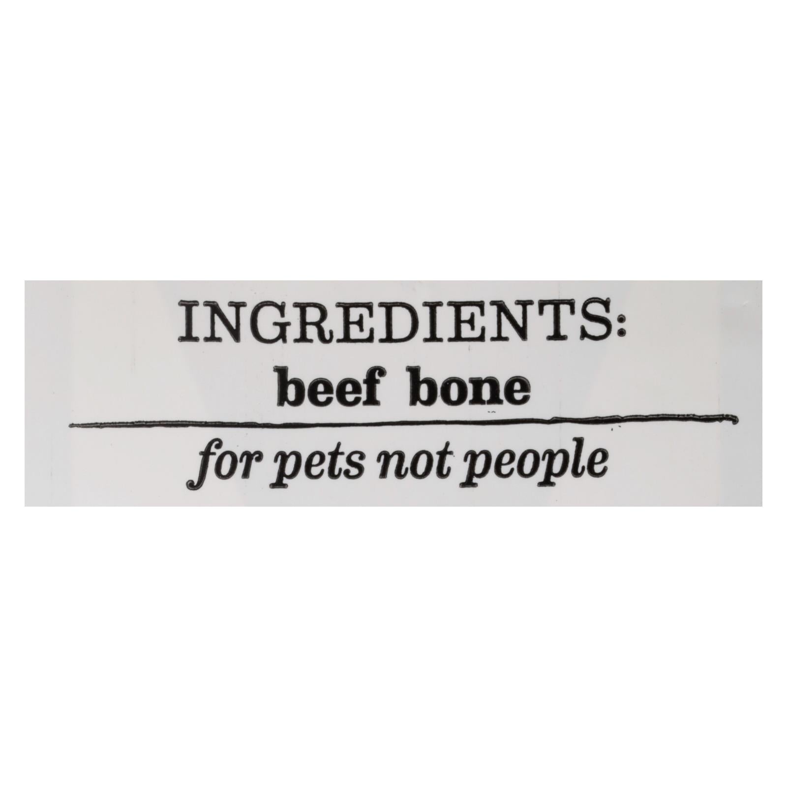 Happy N Healthy Pet - Dog Bone Beef Medium - Case of 6 - 1 Count