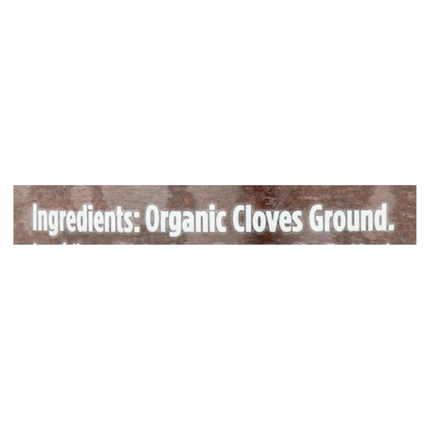 Spicely Organics - Organic Cloves - Ground - Case of 3 - 1.6 Ounce.