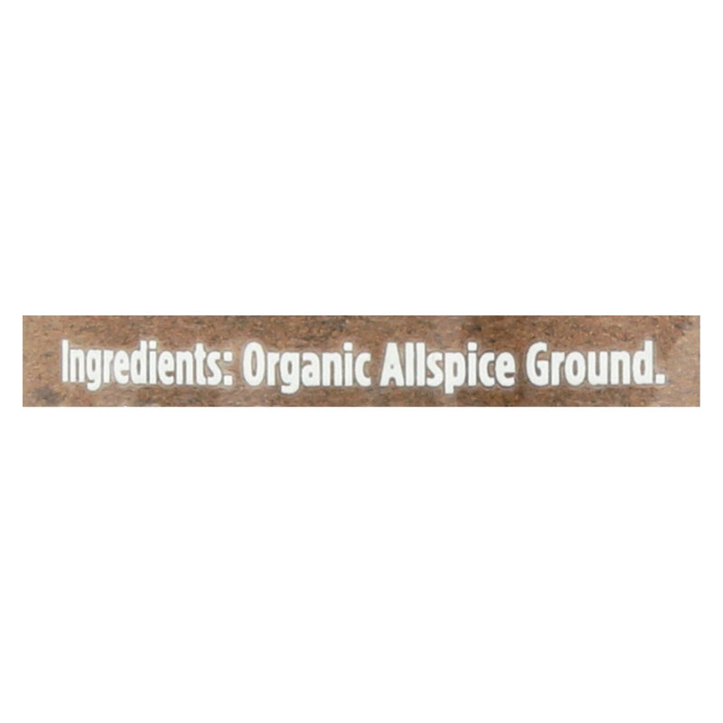 Spicely Organics - Organic Allspice - Ground - Case of 3 - 1.6 Ounce.