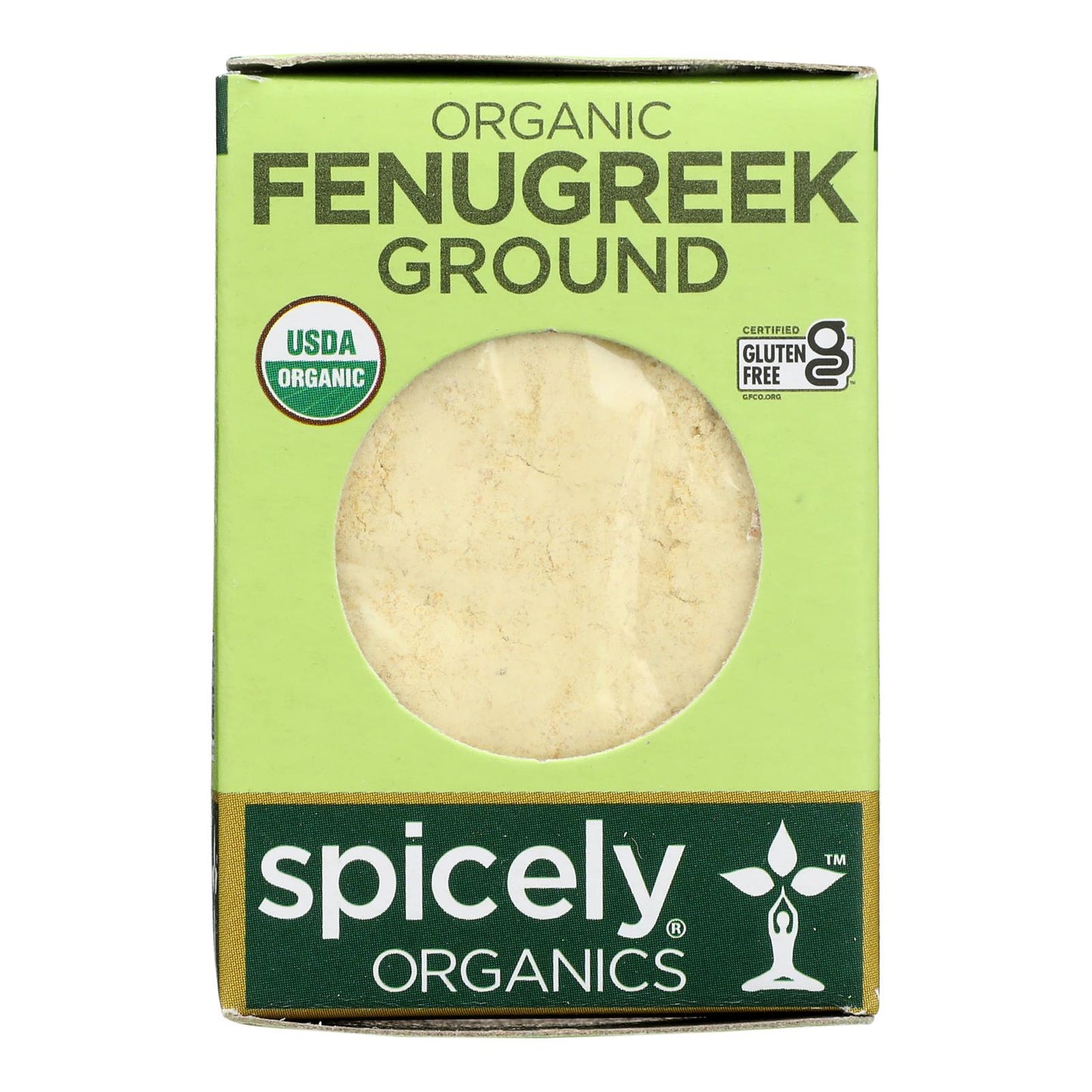 Spicely Organics - Organic Fenugreek - Ground - Case of 6 - 0.45 Ounce.