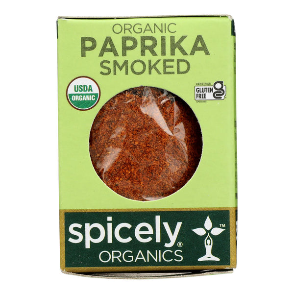 Spicely Organics - Organic Paprika - Smoked - Case of 6 - 0.45 Ounce.