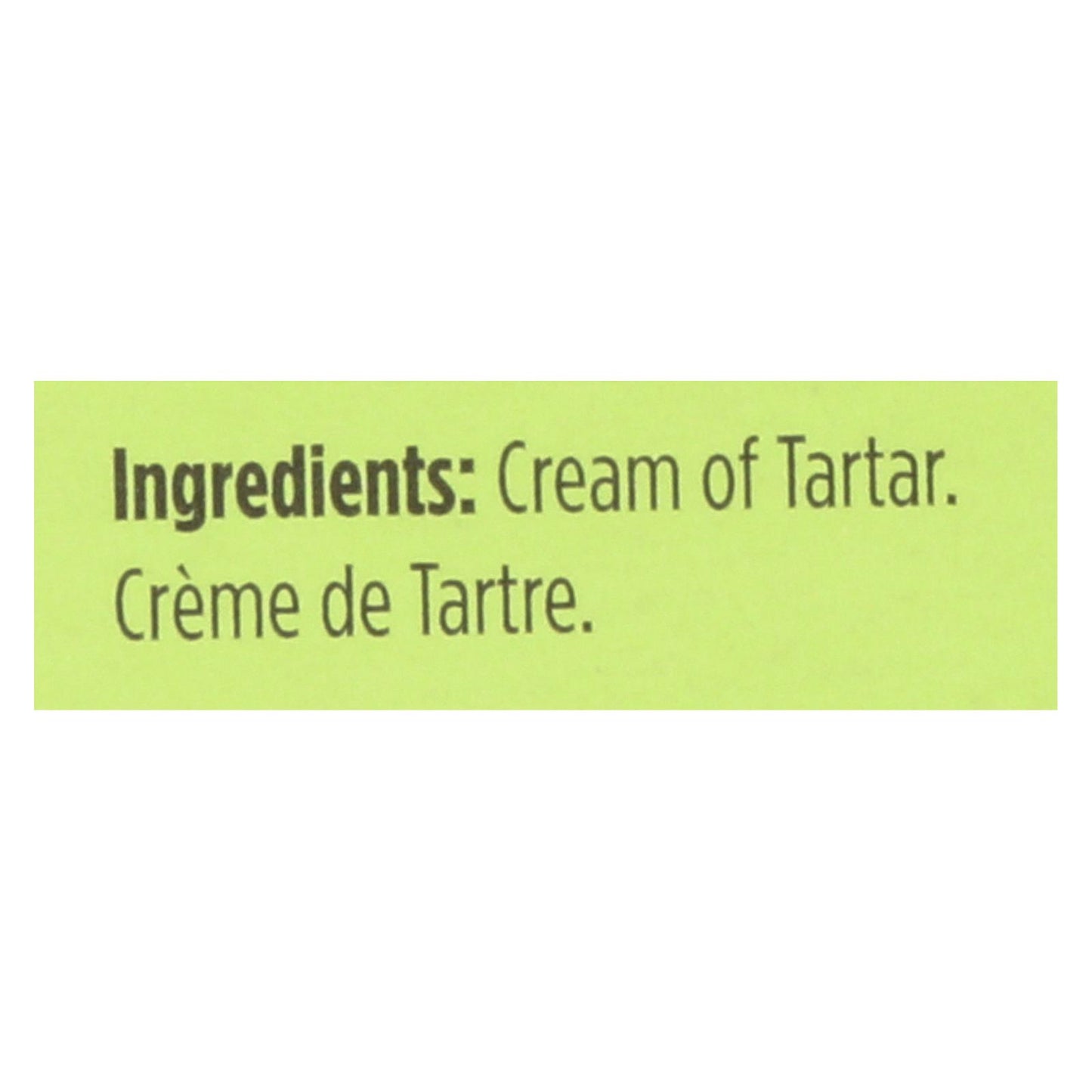 Spicely Organics - Cream of Tartar - Case of 6 - 0.5 Ounce.