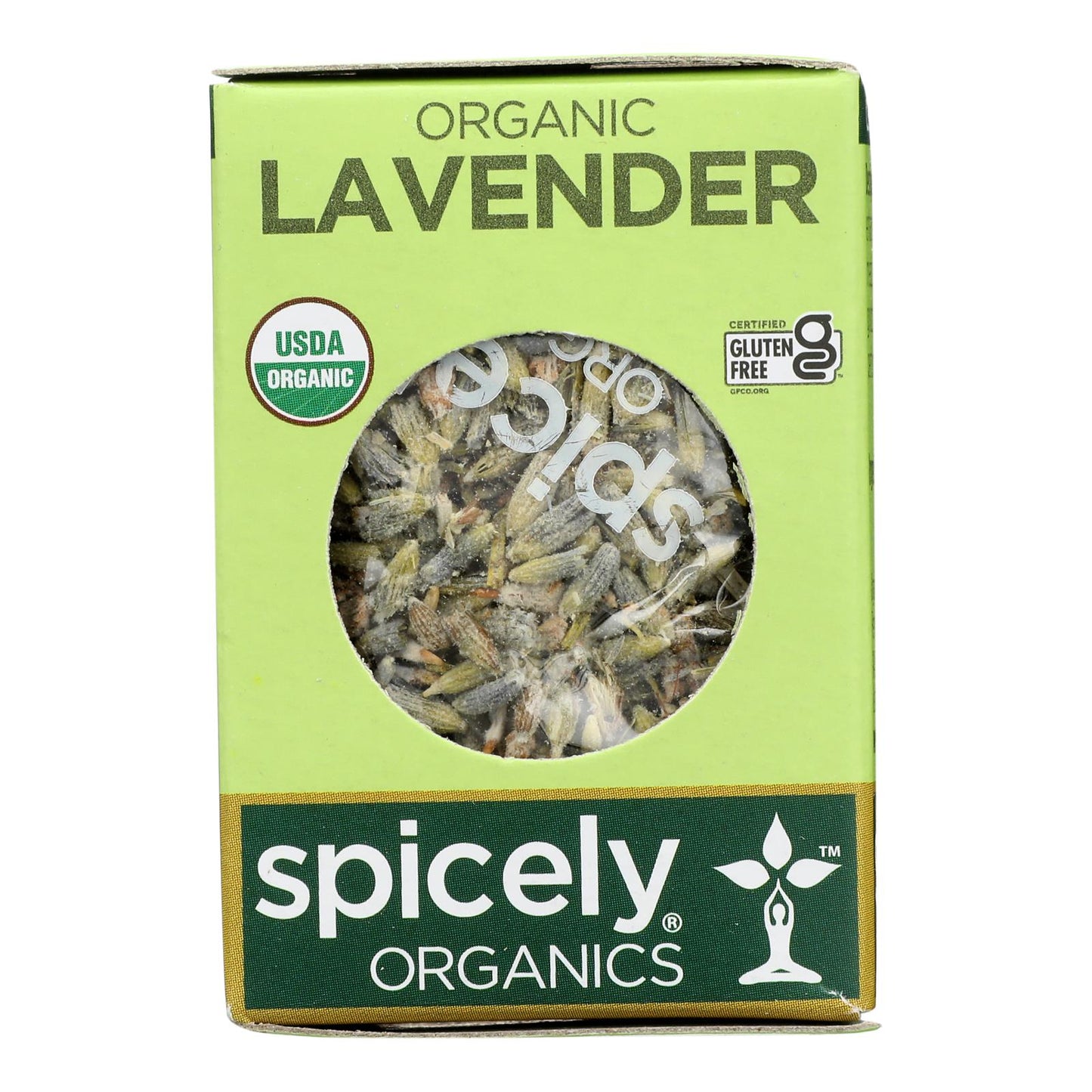 Spicely Organics - Organic Lavender - Case of 6 - 0.1 Ounce.