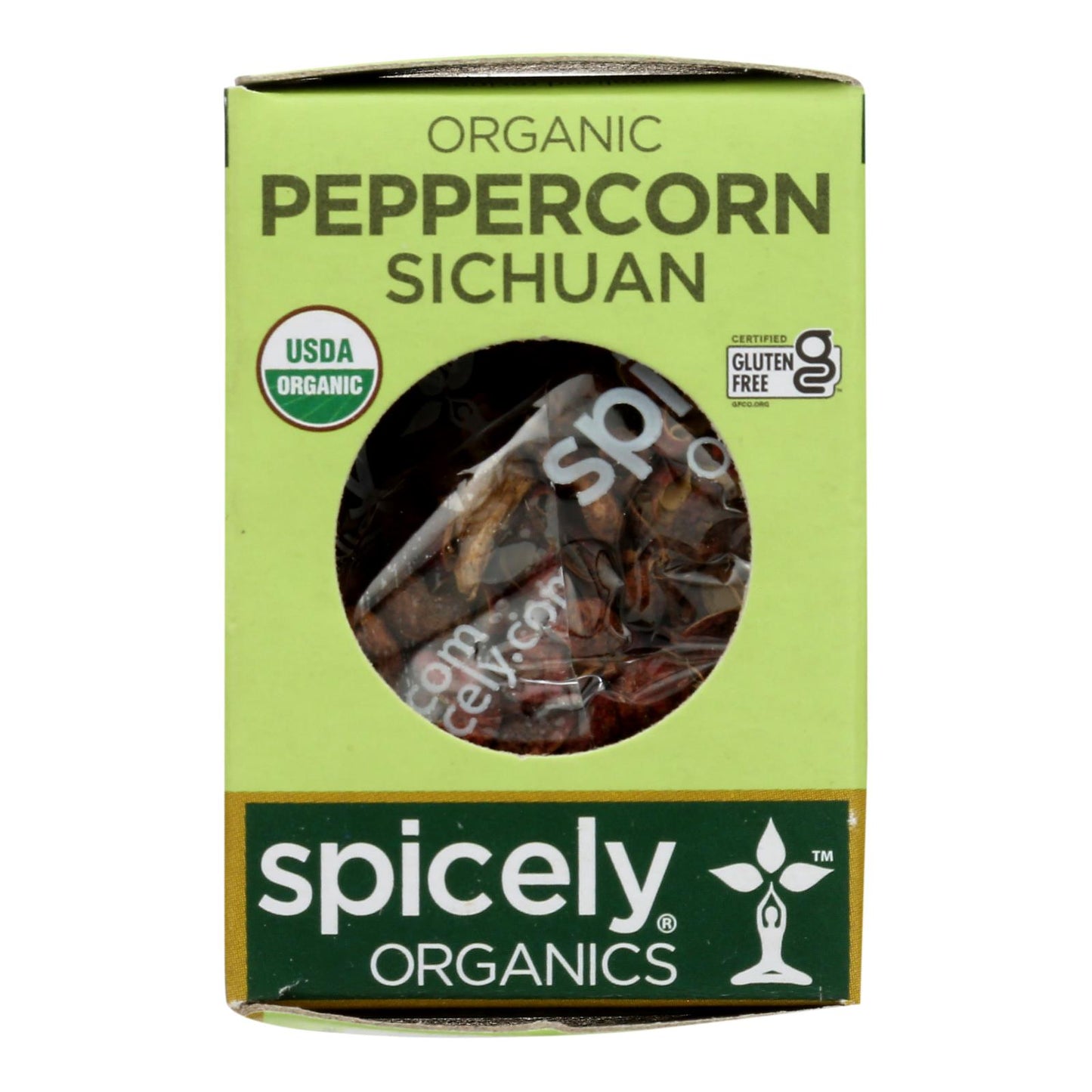 Spicely Organics - Organic Peppercorn - Sichuan - Case of 6 - 0.2 Ounce.