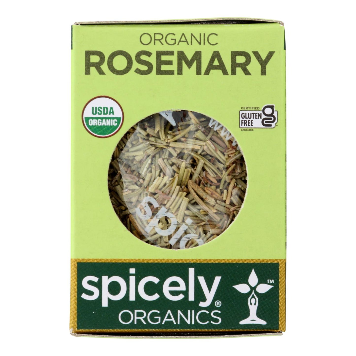 Spicely Organics - Organic Rosemary - Whole - Case of 6 - 0.2 Ounce.