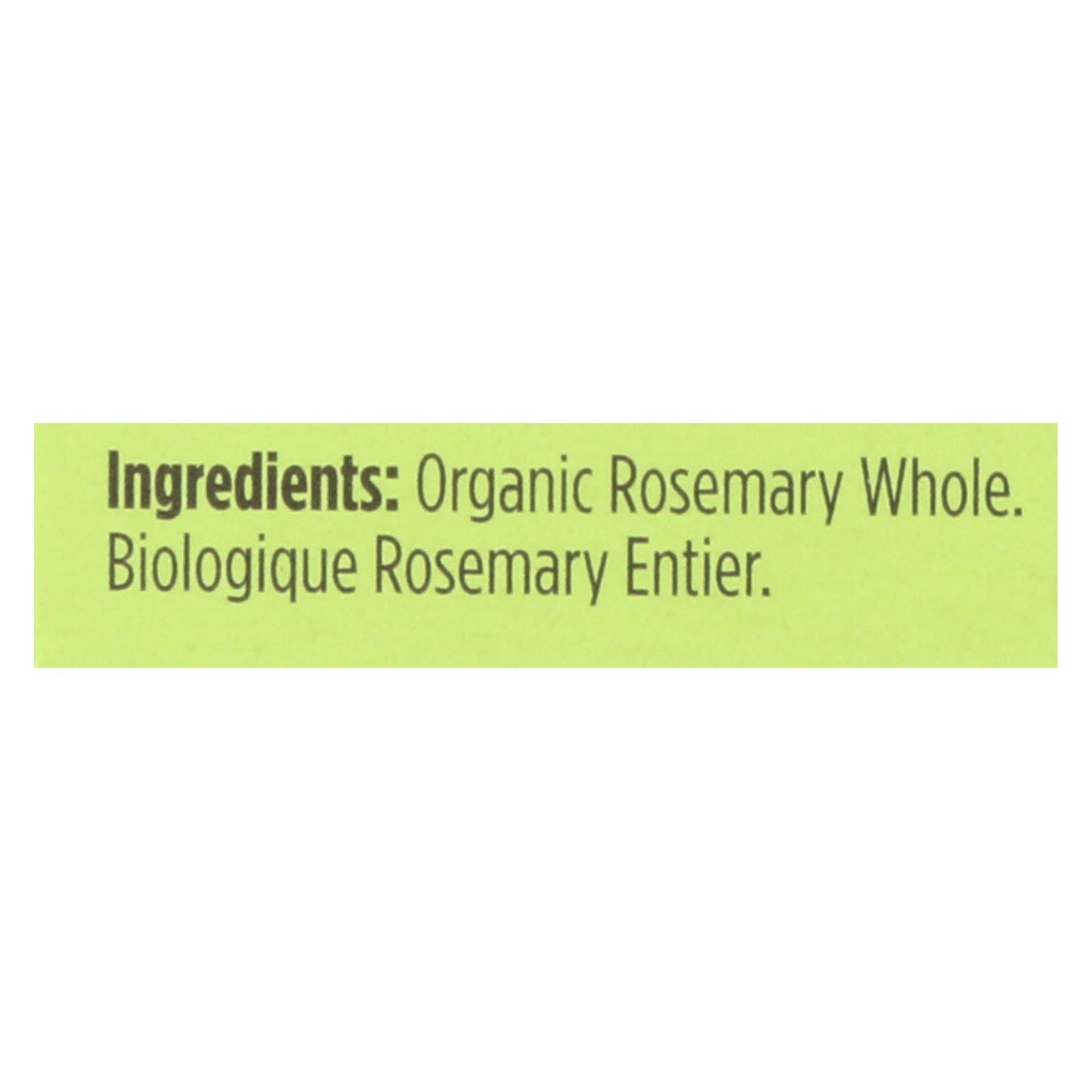 Spicely Organics - Organic Rosemary - Whole - Case of 6 - 0.2 Ounce.